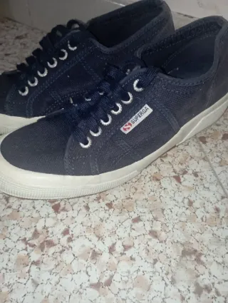 Superga Donna Blu/Bianco