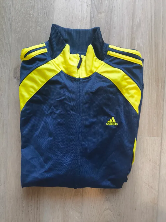 Adidas Retro Chaqueta Track Negra Amarilla 90s