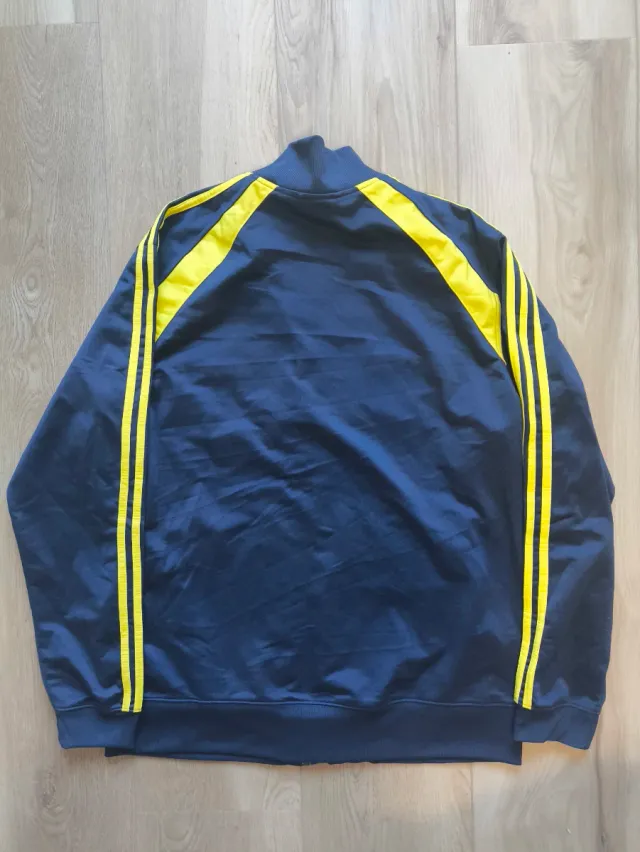 Adidas Retro Chaqueta Track Negra Amarilla 90s