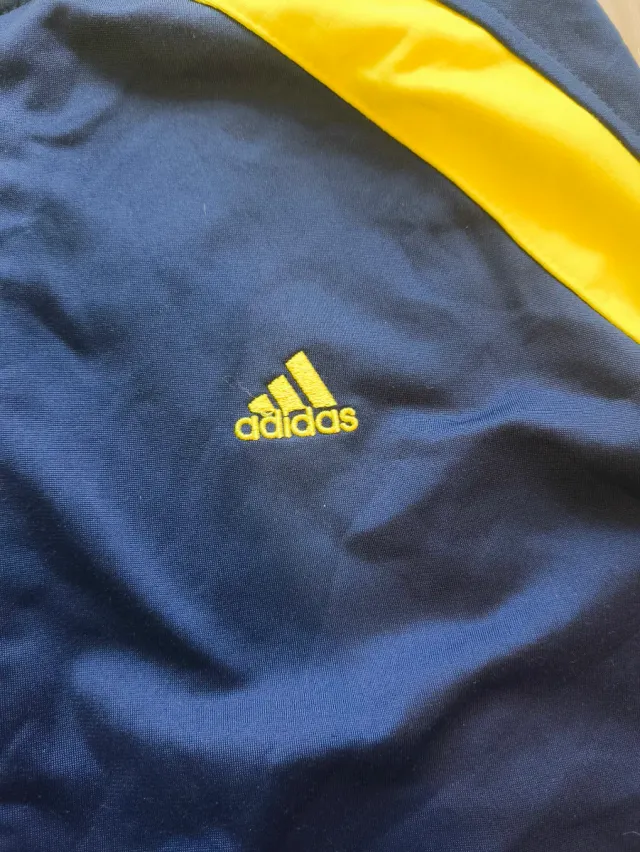 Adidas Retro Chaqueta Track Negra Amarilla 90s