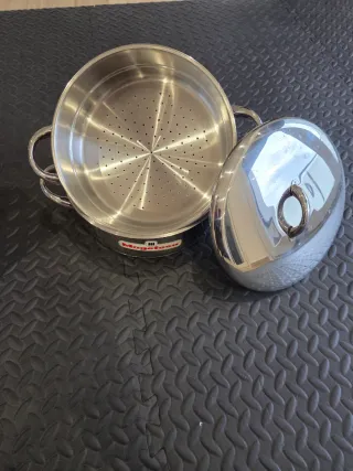 Olla Vapor Doble Megafesa nueva