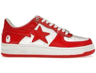 Zapatillas BAPE Roja y Blanca