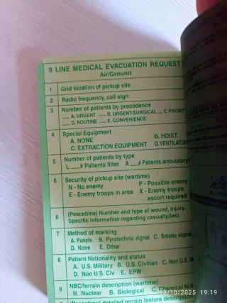 Cuaderno de campo militar