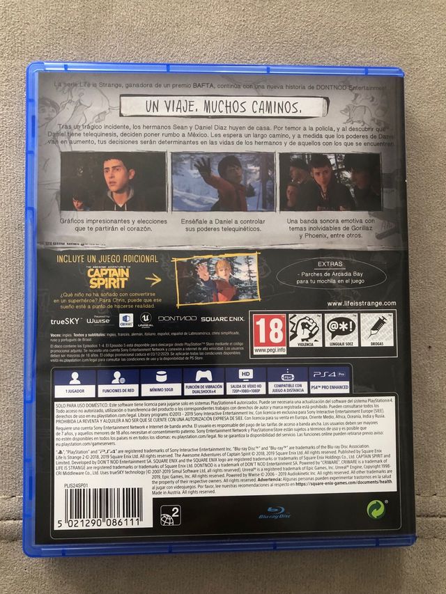 Life is Strange 2 PS4 