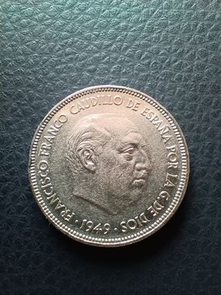 5 Pesetas 1949*50