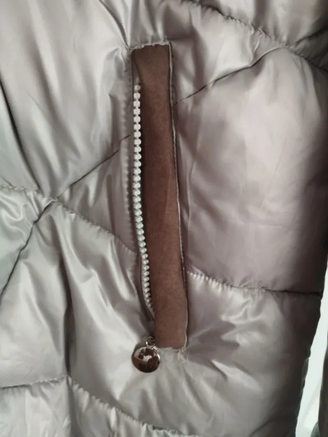 Chaqueta gris acolchada mujer Talla XL