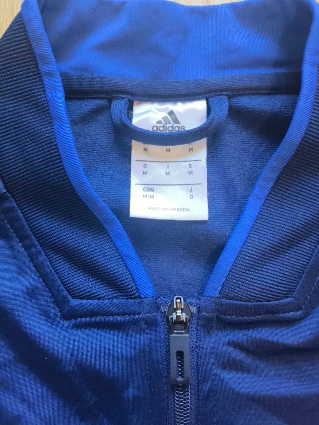 Chaqueta Chándal Adidas Azul Marino Talla M
