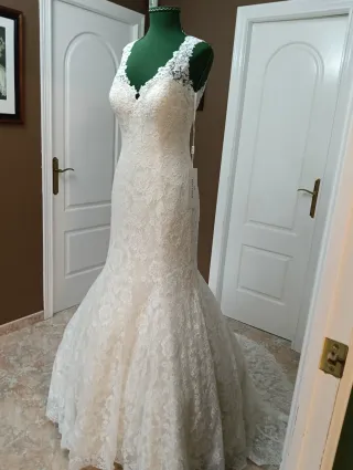 Vestido de Novia Rosa Clará Sirena Encaje