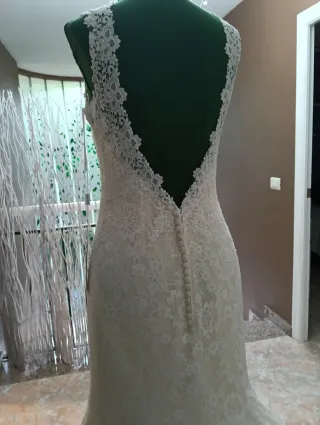 Vestido de Novia Rosa Clará Sirena Encaje