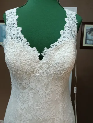 Vestido de Novia Rosa Clará Sirena Encaje