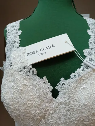 Vestido de Novia Rosa Clará Sirena Encaje