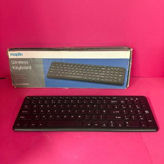 Teclado alfanumérico Maplin Wireless (Sin Uso)