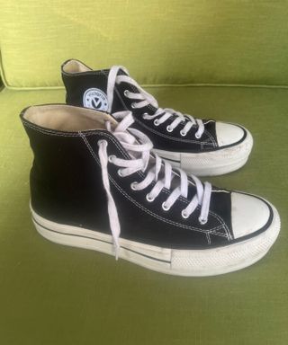 Zapatilla Victoria Plataforma Negra Talla 39