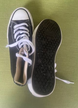 Zapatilla Victoria Plataforma Negra Talla 39