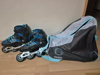 Patines en línea Oxelo Talla 38-41, ajustables.