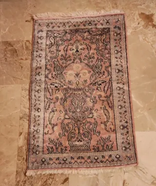 Tappeto persiano lana e seta