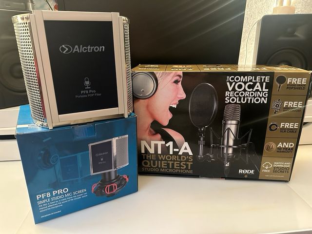 Pack Micrófono RODE NT1-A y Alctron PF8 Pro