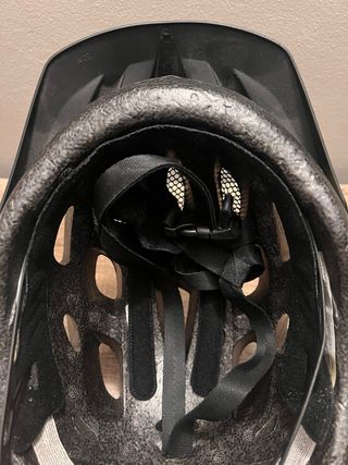 Casco Rockrider Negro y Amarillo