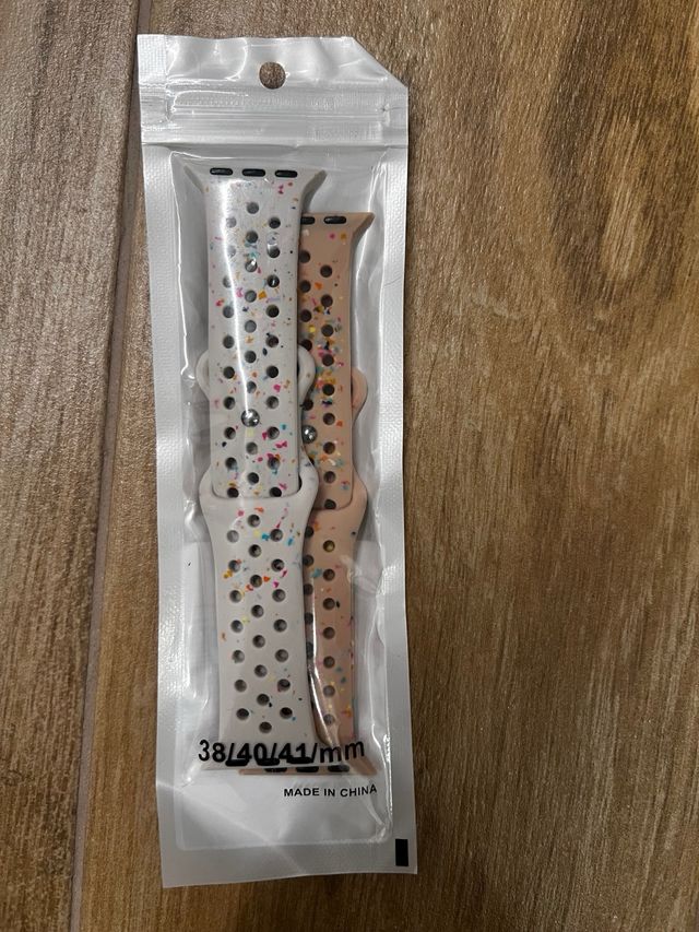 2 Cinturini Apple Watch Multicolor taglia 38/40/41