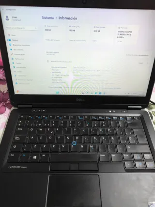 Portátil Dell Latitude E7440 Plata