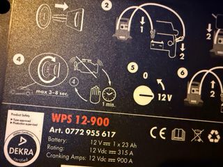 Arrancador Coche Wurth 12V , 900 A