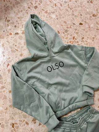 Conjunto chándal mujer verde OLSO