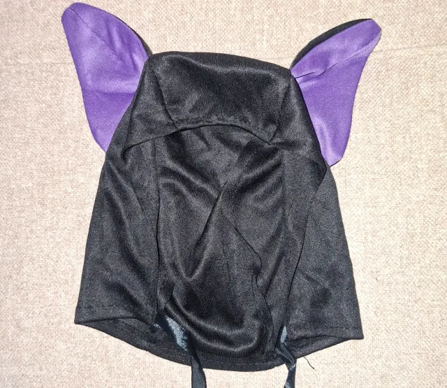 Disfraz murciélago negro/morado T. 1-2 años