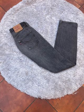Vaqueros Levi's 501 grises 2000s vintage 