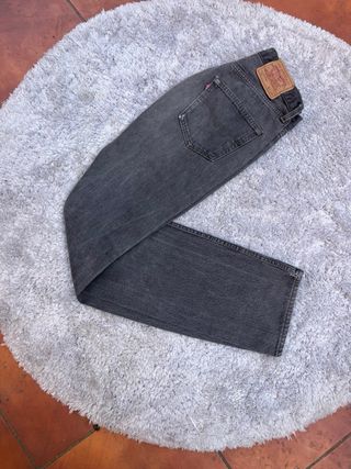 Vaqueros Levi's 501 grises 2000s vintage 
