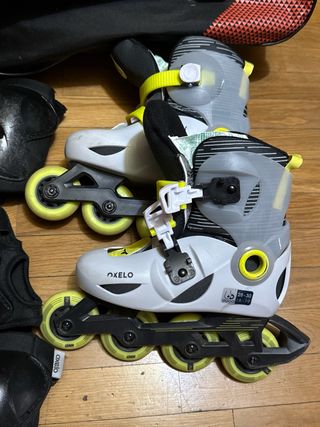 Set Patines Oxelo Talla 28-30 niño