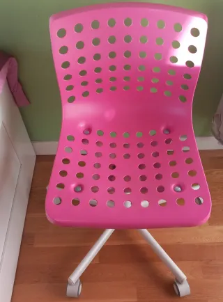 Silla Escritorio Ikea Rosa.
