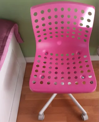Silla Escritorio Ikea Rosa.
