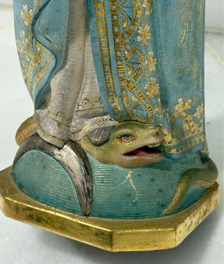 VIRGEN PURÍSIMA CONCEPCIÓN DE PAN DE ORO