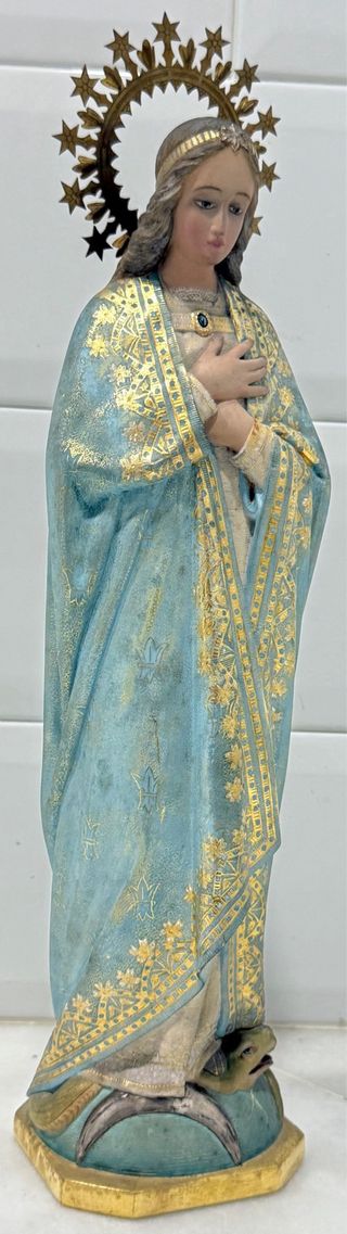 VIRGEN PURÍSIMA CONCEPCIÓN DE PAN DE ORO