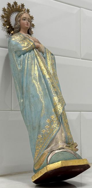 VIRGEN PURÍSIMA CONCEPCIÓN DE PAN DE ORO