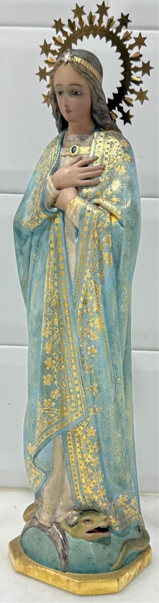 VIRGEN PURÍSIMA CONCEPCIÓN DE PAN DE ORO
