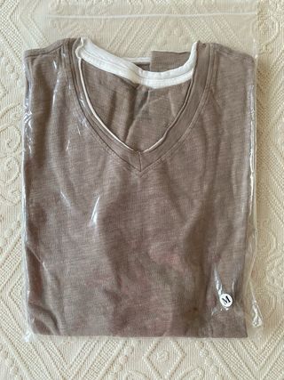 Camiseta manga larga algodón M