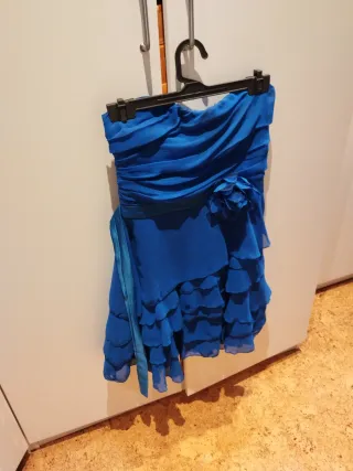 Vestido fiesta azul talla 38