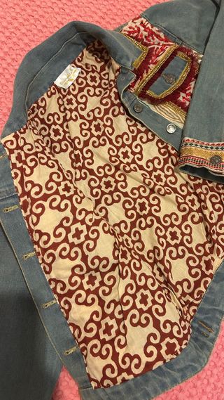 Chaqueta vaquera bordada Talla S