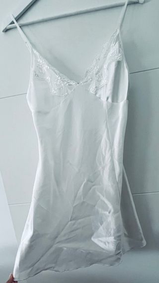 Bata y camisón novia blanco