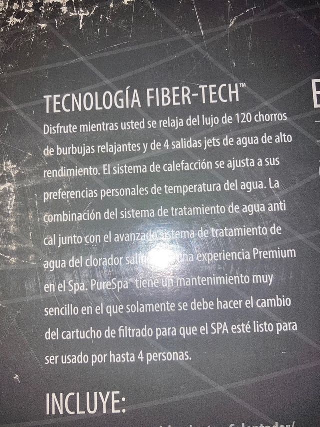 Pure Spa Inflable Portátil con aspirador.