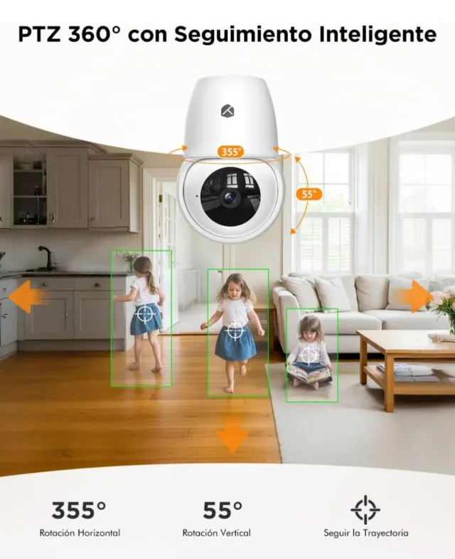 Pack 2 Cámaras Vigilancia 3MP 5G