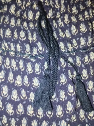 Falda larga Pull and Bear azul talla L