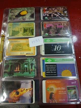 60 carte telefoniche H31 World