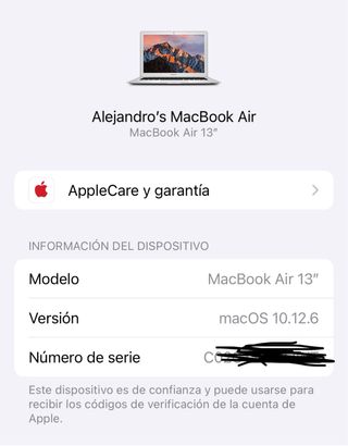 MacBook Air 13 2008 Plata
