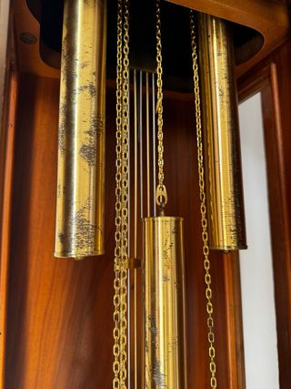 Reloj de pie Tempus Fugit MALCAR Nogal