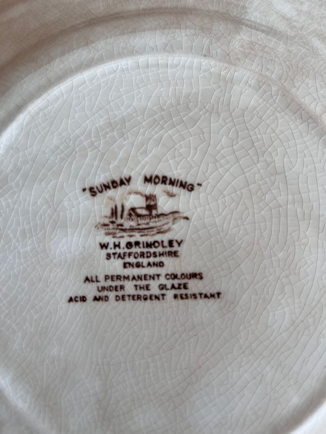 Piatto Grindley Staffordshire Inghilterra