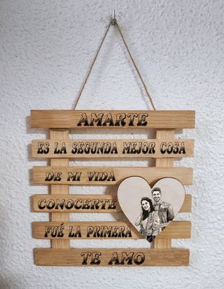 Decoración de madera personalizada 