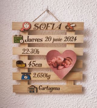 Decoración de madera personalizada 
