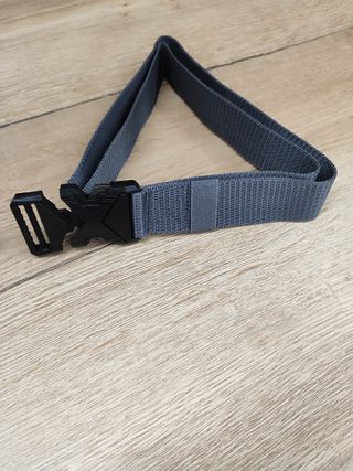 Cinturón Negro unisex de nailon con cierre en X